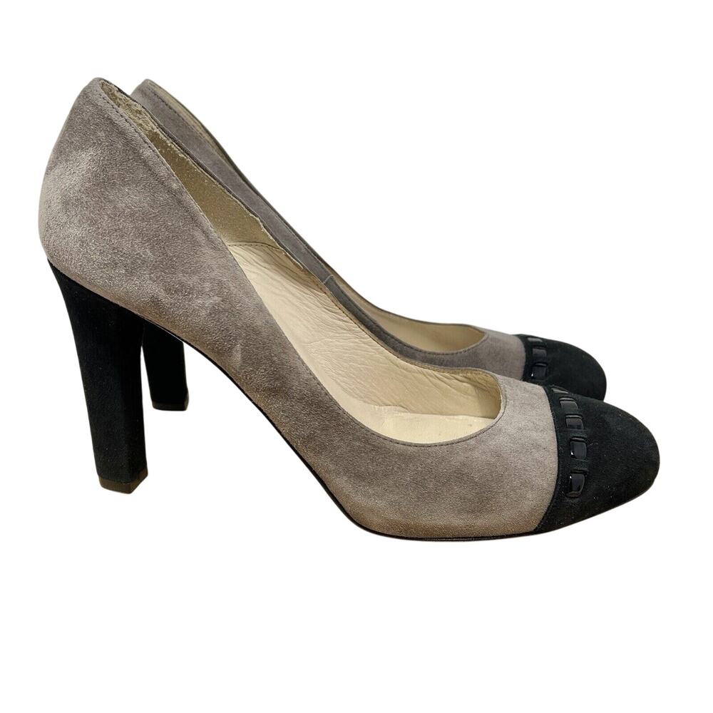 LK Bennett Gray and Black Heels